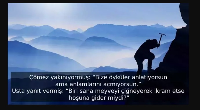 Düştüğünüzde neyin sebep olduğunu, kalktığınızda da ne için kalktığınızı biliyormusunuz?