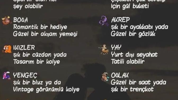 Burç kadınlarına Sevgililer Günü'nde ne hediye alınır?
