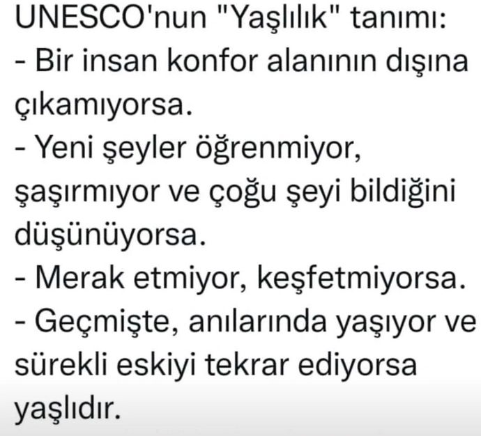 Sanırım çevremde genç gözüken yaşlı çok fazla!! Peki Kimler yaşlı?