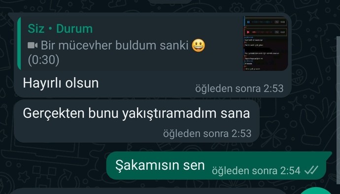 Başkası ile konuşuyorum diye suçlu ben miyim?