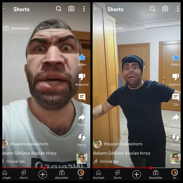 Bu kanalın videolarıni komik buldunuz mu?