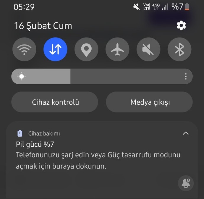 Telefonunuza en son gelen bildirim neydi?
