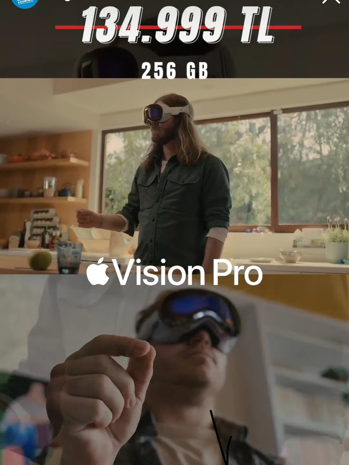 Apple Vision Proya 135 bin TL verir misin?