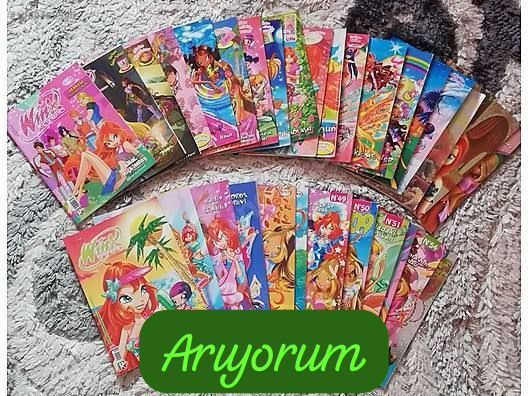 Merhaba arkadaşlar bu winx dergilerden arıyorum?