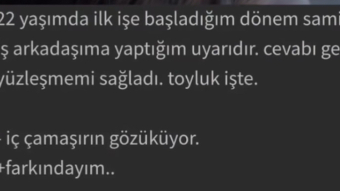 İç çamaşırı görünen kadını uyarır mısınız?