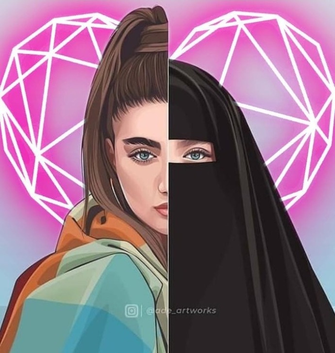 Benim görseldeki. İyi ki İslam🖤 İyi ki Tevhid💜
