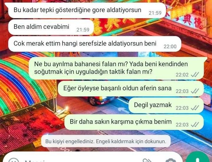 Az önce yaşadığım olayın saçmalığına bakar mısınız?
