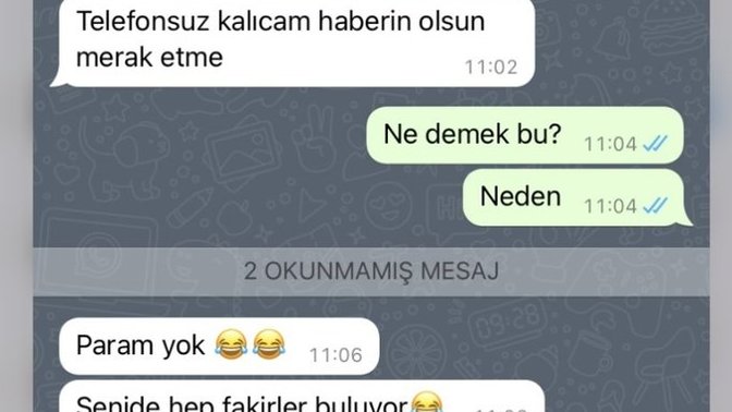 Flörtüm bu mesajlarla para mı istiyor (RESİMLİ)?
