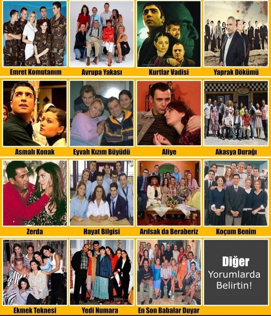Yıl 2007, hangi diziyi izlerdin?