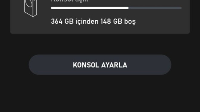 Konsolda 1 oyun var ama hafızası dolu nasıl çözebilirim?