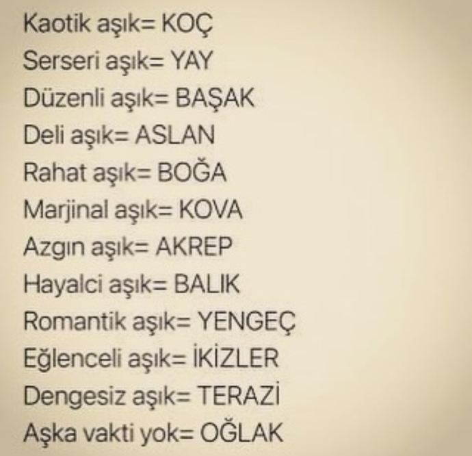 Sizin burcunuz nasıl aşık oluyor?