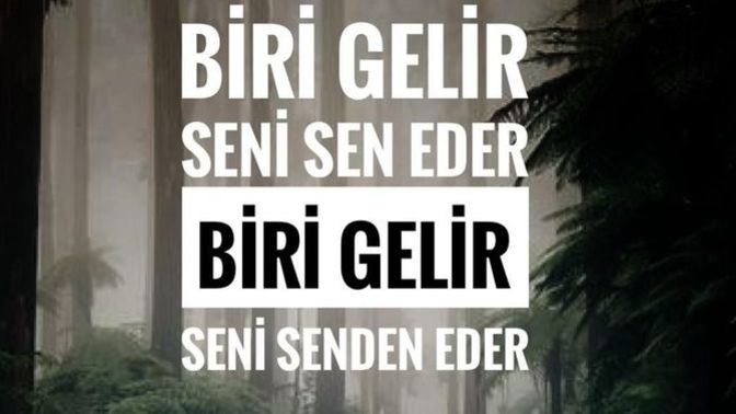 Gelenler seni sen mi etti senden mi etti?