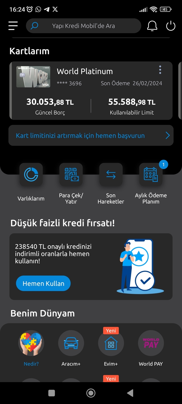 Aylık harcamanız kaç TL?