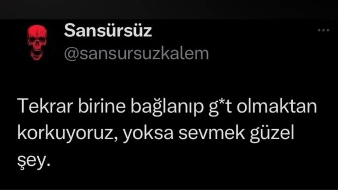 Sevmek güzel şey mi sizce?