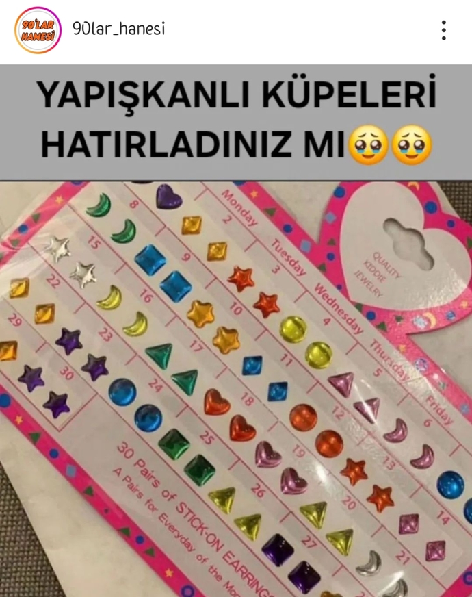 90lı yıllardan hatırladığınız ilk şeyi yazar mısınız?