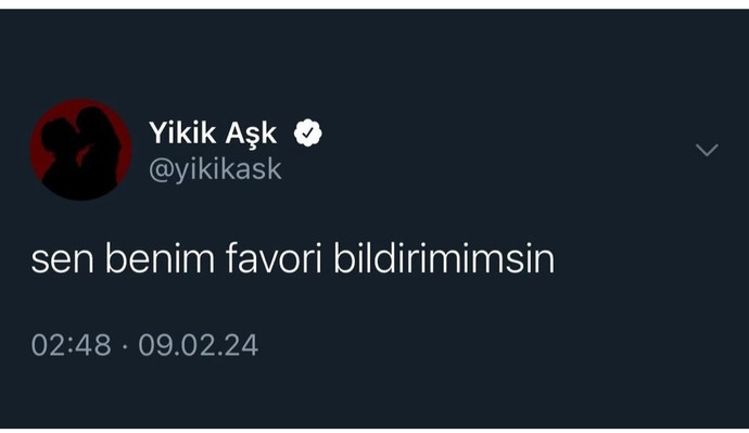 Favori bildiriminiz olan biri var mı?