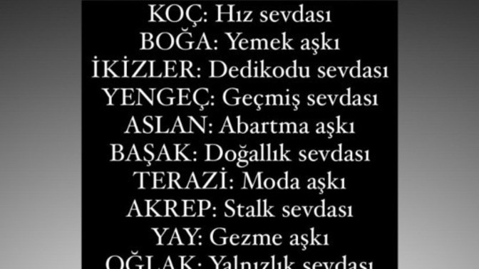 Sizin burcunuzun tutkusu nedir?