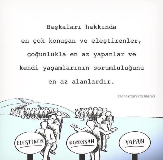 Çuvaldızı kendine batırmalı insan…