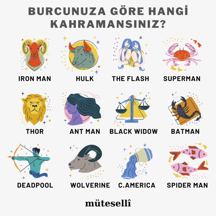 Burcunuza göre hangi süper kahramansınız?