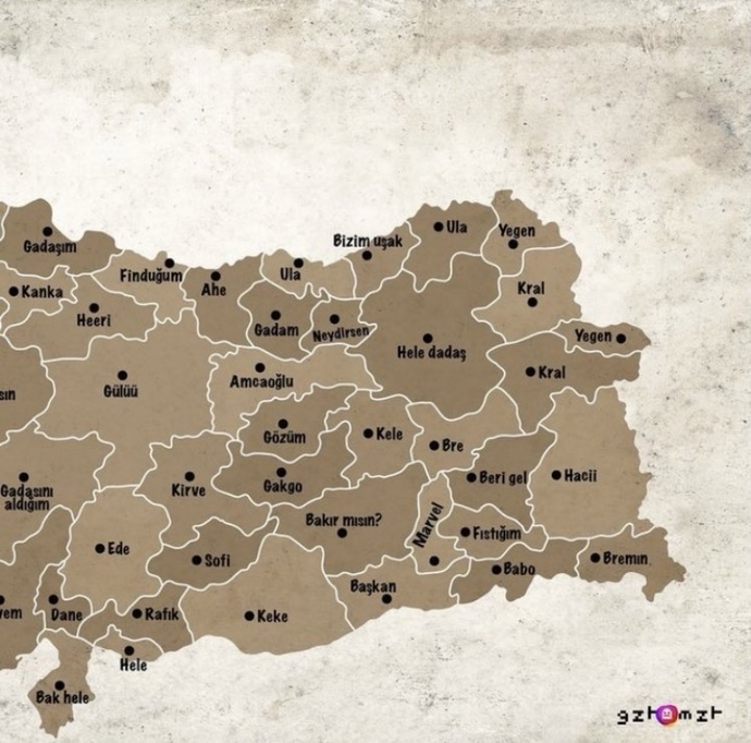 Şehirlere göre seslenme şekilleriymiş. Sizin orada ne diyorlar?