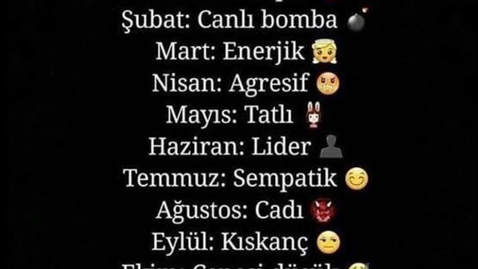 Doğum tarihinize göre en belirgin özelliğiniz hangisi?
