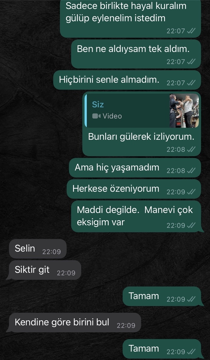 Kırgınım, nasıl hissetmen gerektiğini bilmiyorum. Yazdığına nasıl tepki vermeliyim?