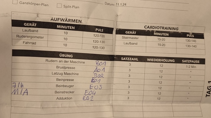 Spor hocası bana resimdeki bu ağırlık çalışmalarını yazmış. Karın yaglarim da gider mi bu programla?