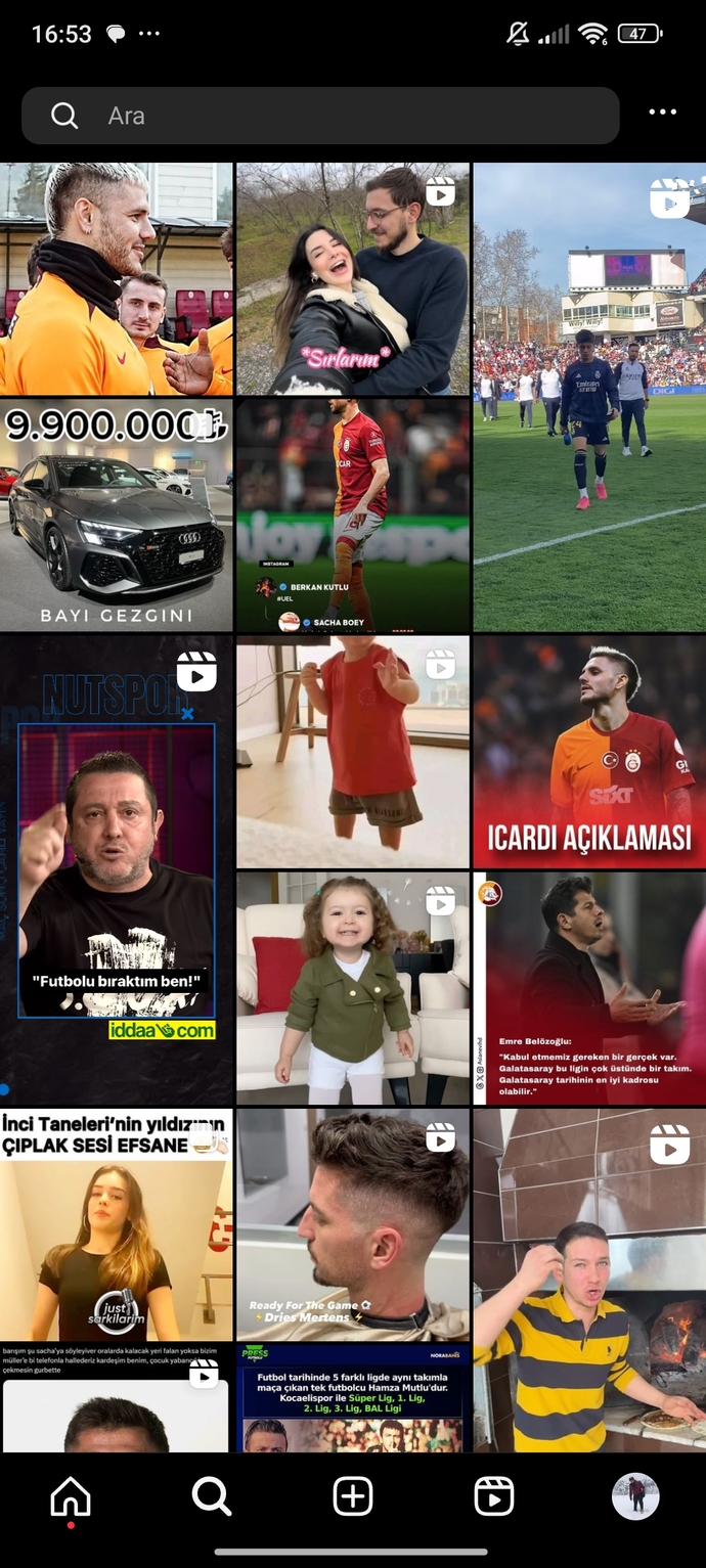 Instagram keşfetinizi bırakmayan bir şey var mı?