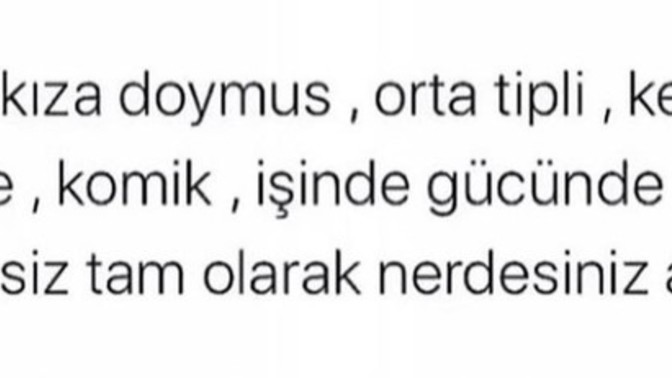 Sizin eklemek istediğiniz başka kriter var mı?