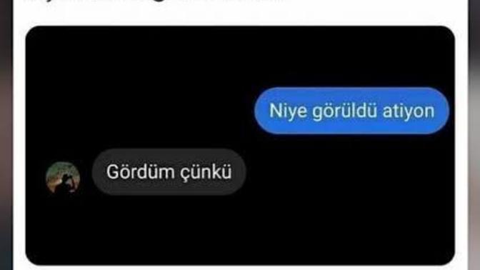Görüldü atma huyunuz var mı?