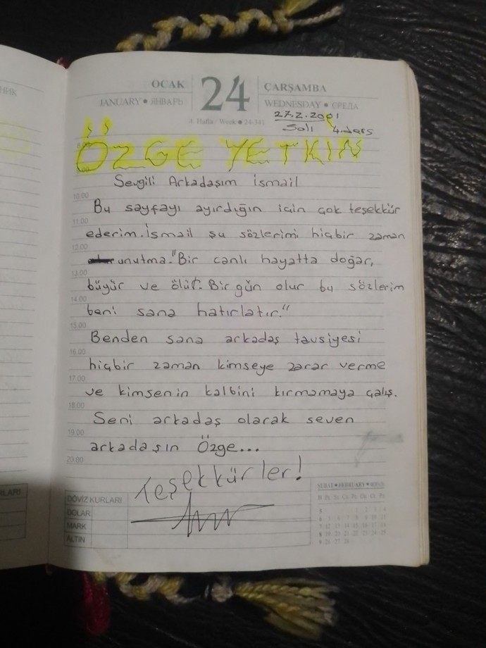 Hatıra defteri tuttunuz mu?