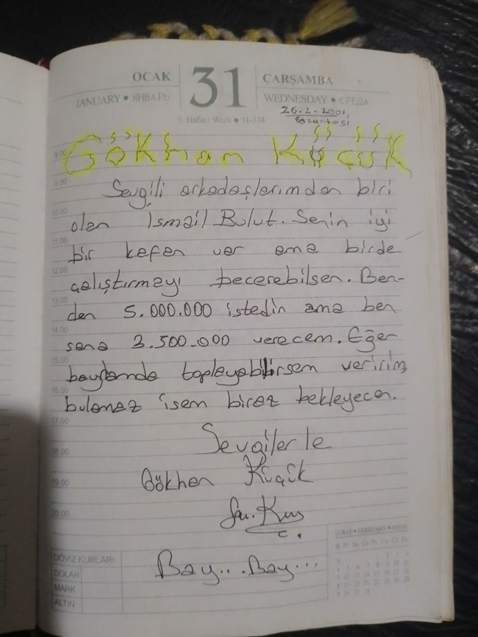 Hatıra defteri tuttunuz mu?