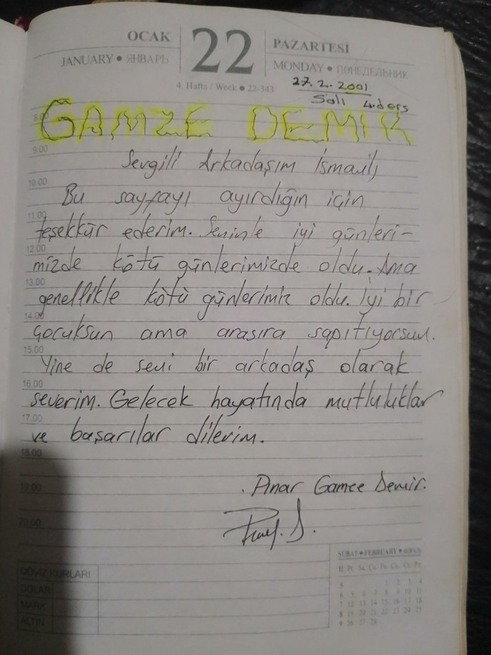 Hatıra defteri tuttunuz mu?