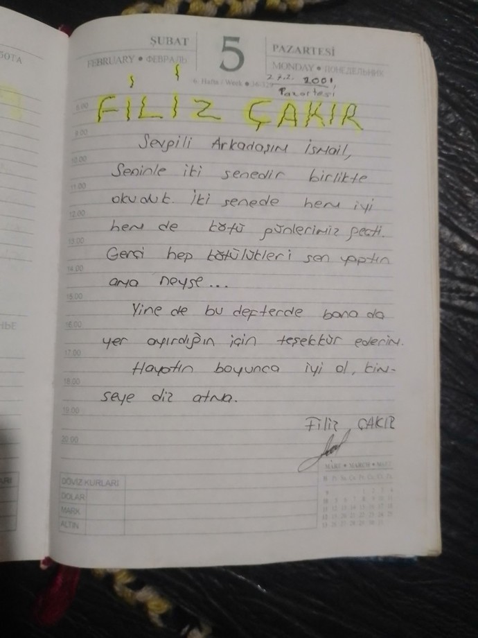 Hatıra defteri tuttunuz mu?