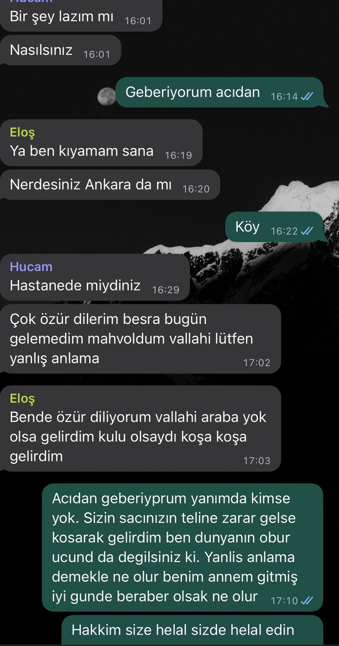 ANNEMİN CENAZESİNE GELMEDİLER?
