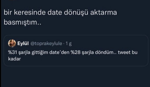 En kısa buluşmanız ne kadar sürdü?