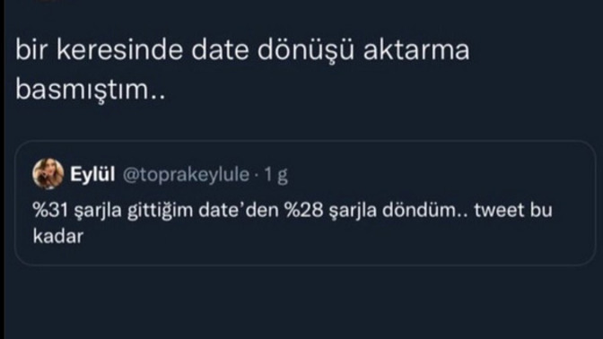 En kısa buluşmanız ne kadar sürdü?