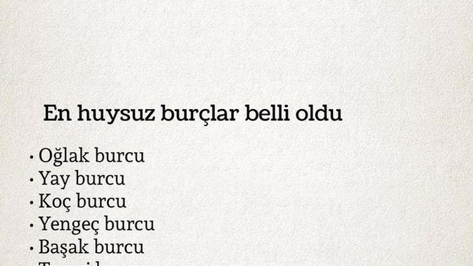 En huysuz burçlar belli oldu! Siz bu listenin içinde misiniz?