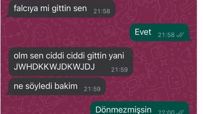 Sevgiliniz sizin için falcıya gitse ondan soğur musunuz?