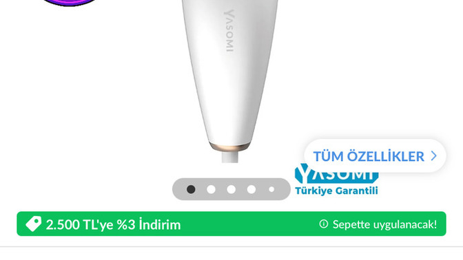 Yasomi lazer cihazını kullanan var mı?