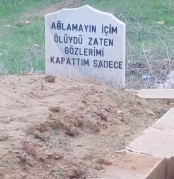 Mezar taşınızda ne yazsın isterdiniz?