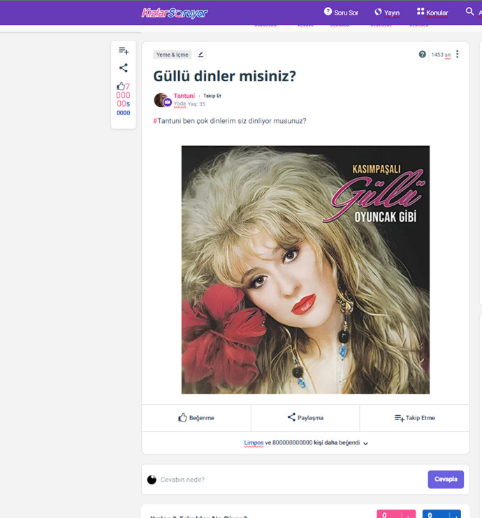 Güllü dinler misiniz?