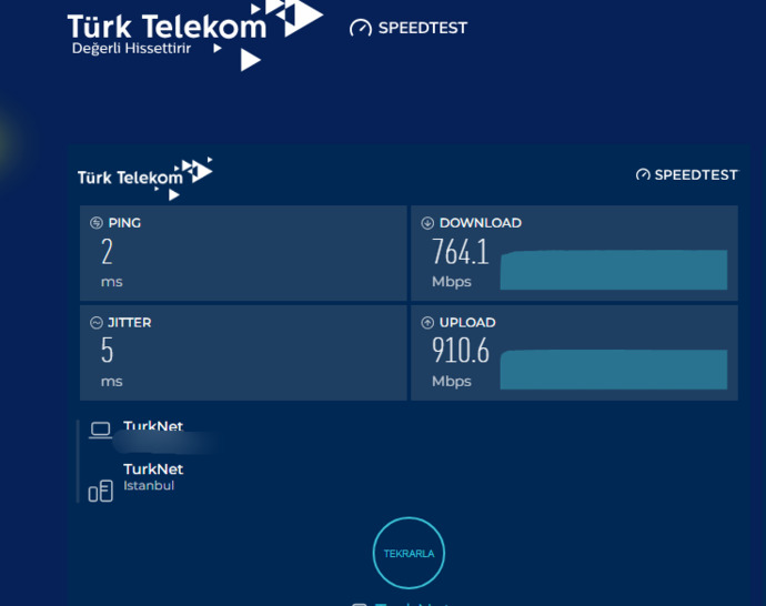 Aldığınız internet hızından memnun musunuz? Kaç mbps hız alıyorsunuz?