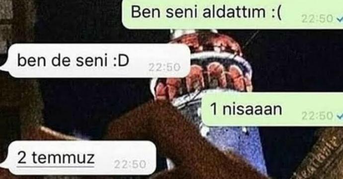 Seni aldattım diyen sevgiliye yanıtınız ne olur?