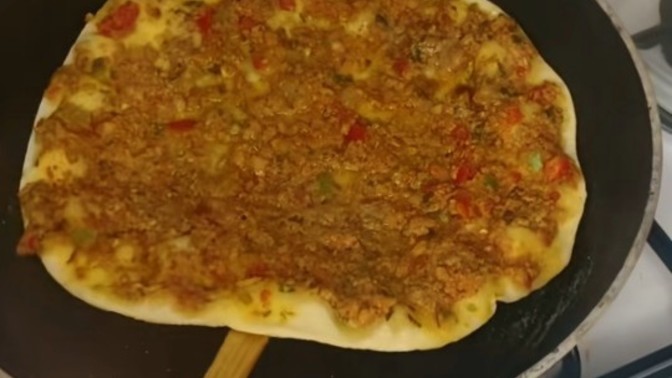 Evde lahmacun yaptım, nasıl olmuş?