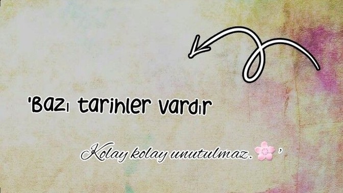 Özel günleri unuturmusunuz?