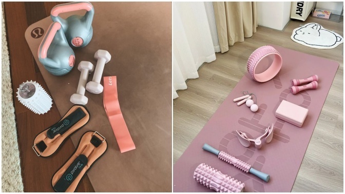 Evde spor yapmak için hangi ekipmanları kullanıyorsunuz?