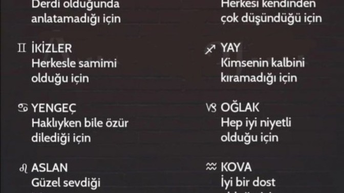 Burçlar neden kaybediyor?