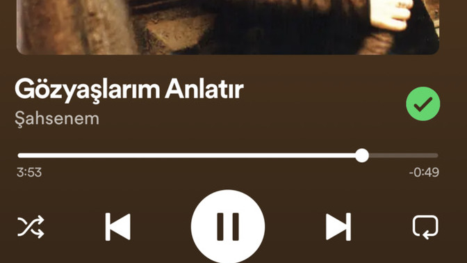 En son dinlediğiniz şarkı nedir?