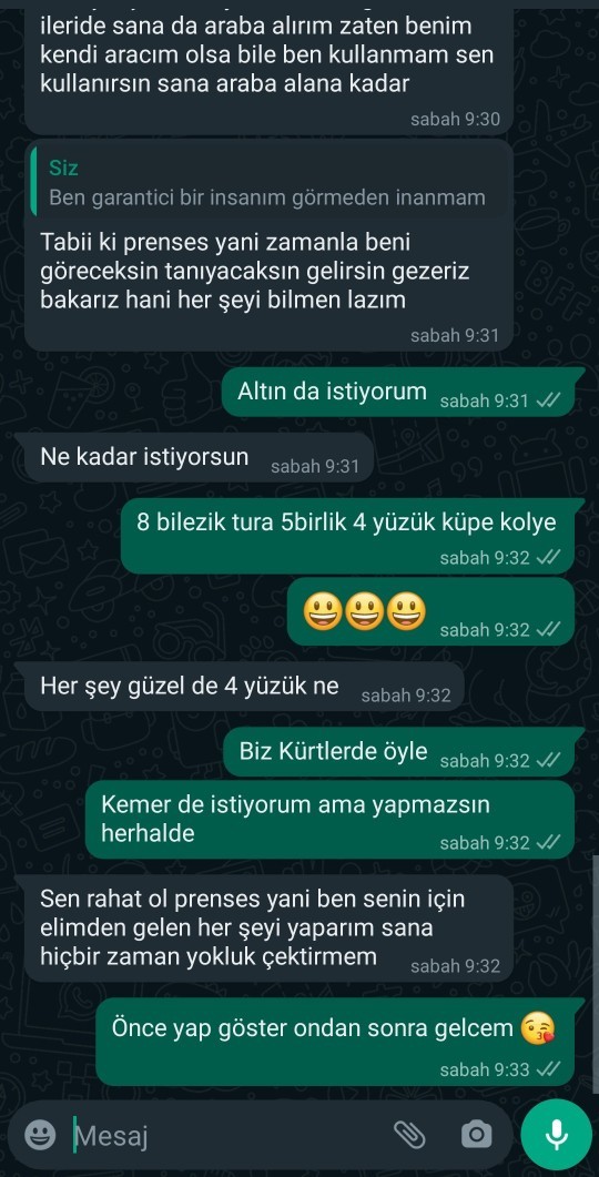 Çok mu şey istiyorum sizce?